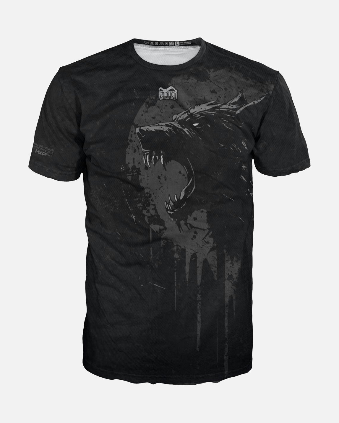 Phantom Athletics T-Shirt EVO Werewolf - Zwart/Grijs