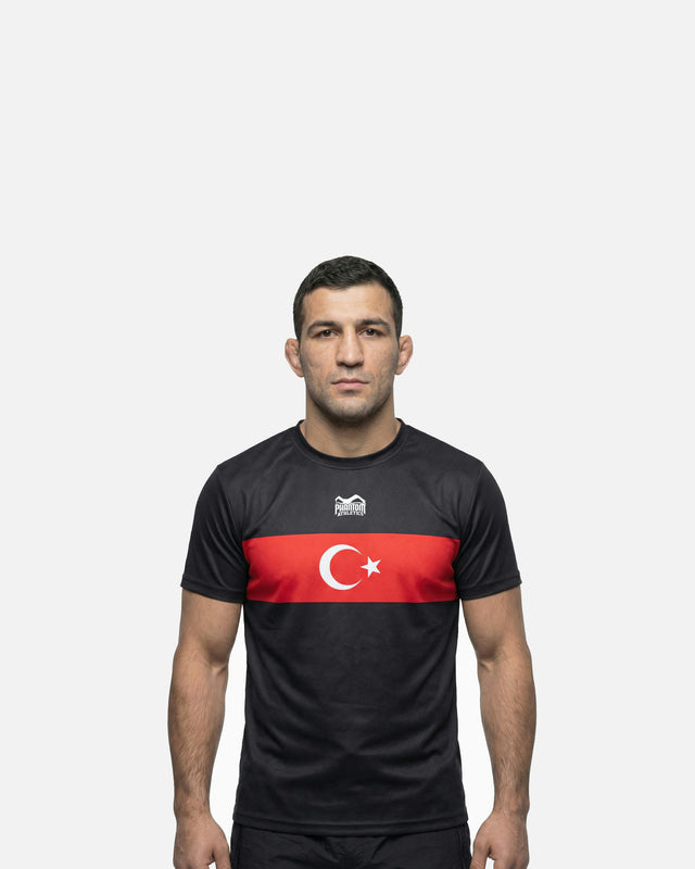 Phantom Athletics T-Shirt EVO+ Team Turkey – Black