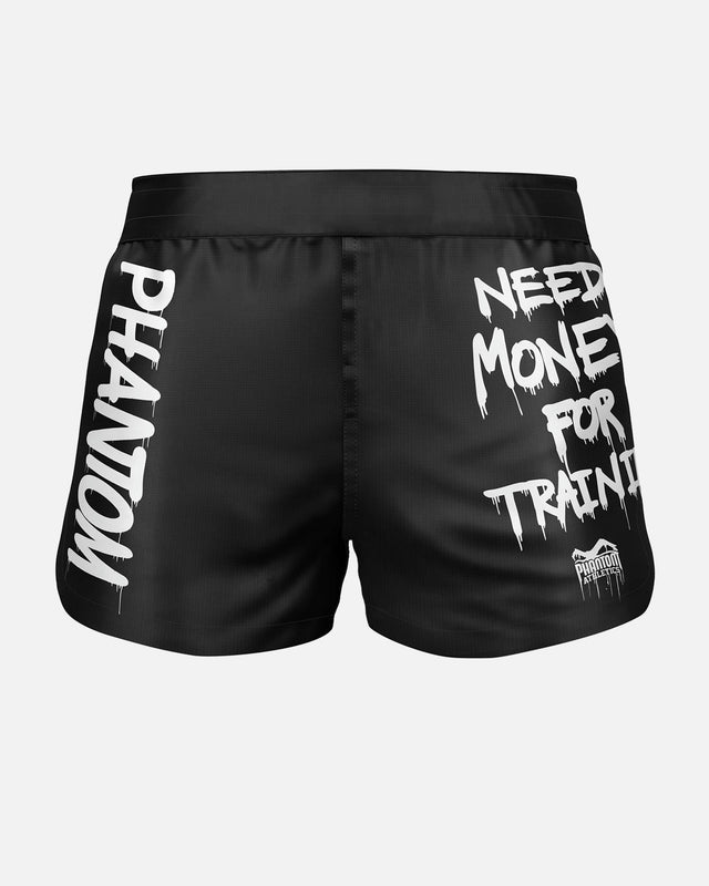 Phantom Athletics MMA Shorts Fusion-R Need Money For Training – Black