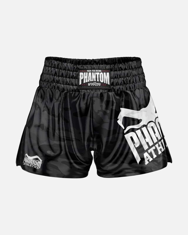 Phantom Athletics Muay Thai Shorts Camo – Black
