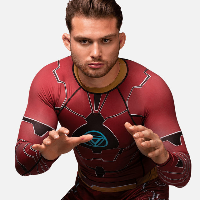 Marvel Rashguard Long Sleeves Iron Man – Red