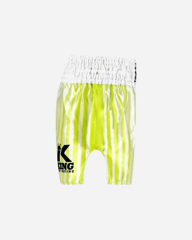 King Pro Boxing Muay Thai Shorts Bloodline – White