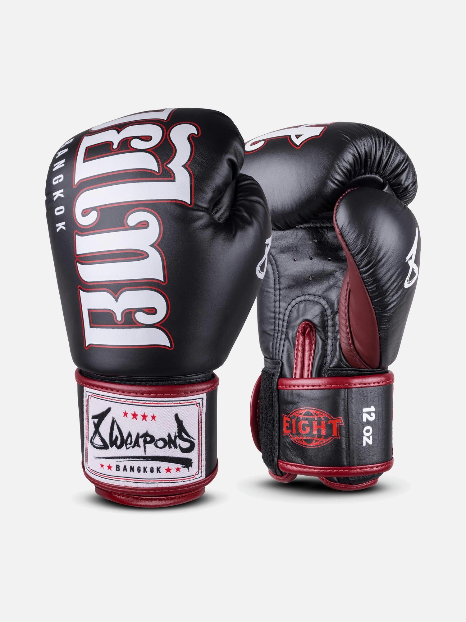 8 WEAPONS Bokshandschoenen Bangkok - Zwart/Wit