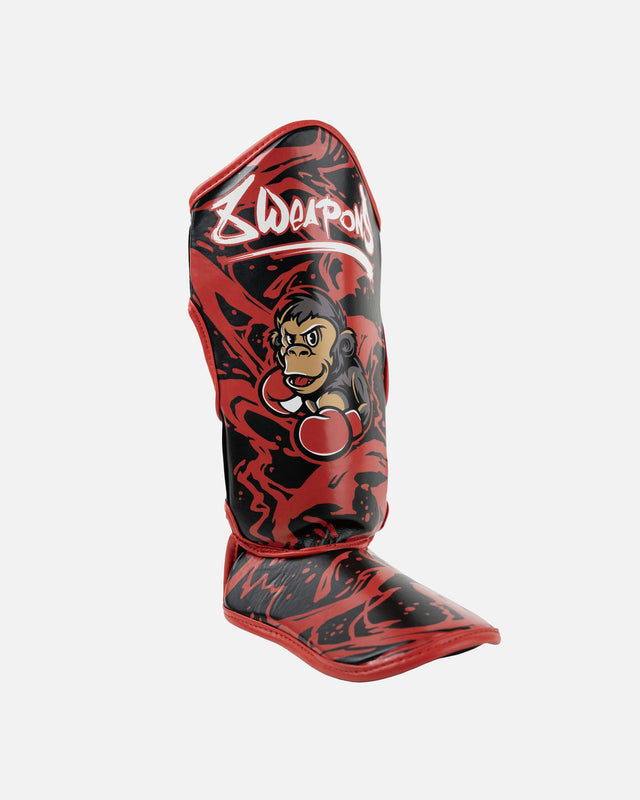 8 WEAPONS Shin guards Joe – Black/Red