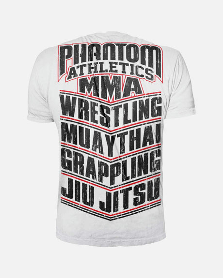 Camiseta Phantom Athletics EVO MMA Sports – Blanco