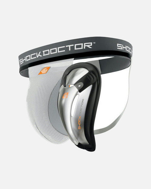 Shock Doctor Kruisbeschermer Core - Wit/Grijs