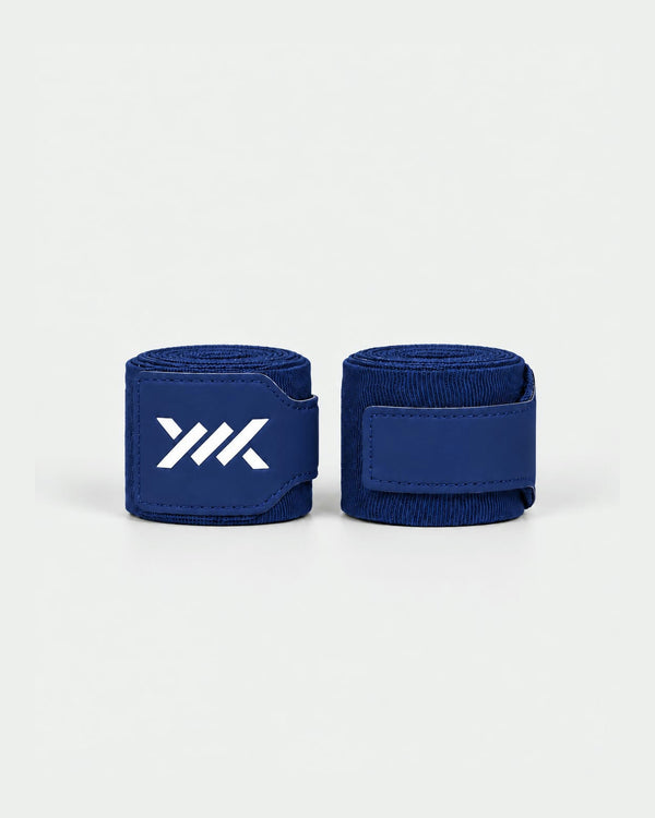 Caged Hand Wraps Essential – Navy Blue (inc. wash bag)