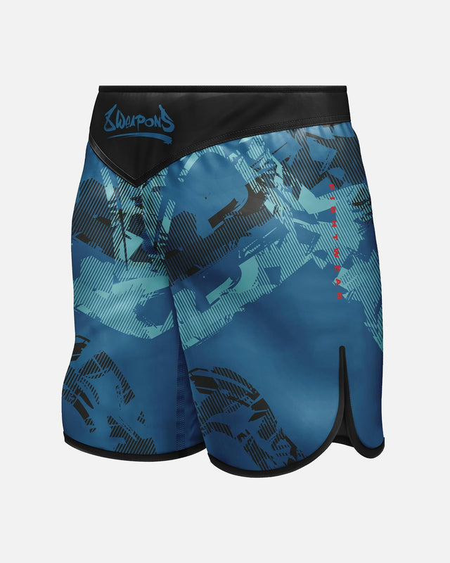 8 WEAPONS MMA Shorts Hit 2.0 – Navy/Black