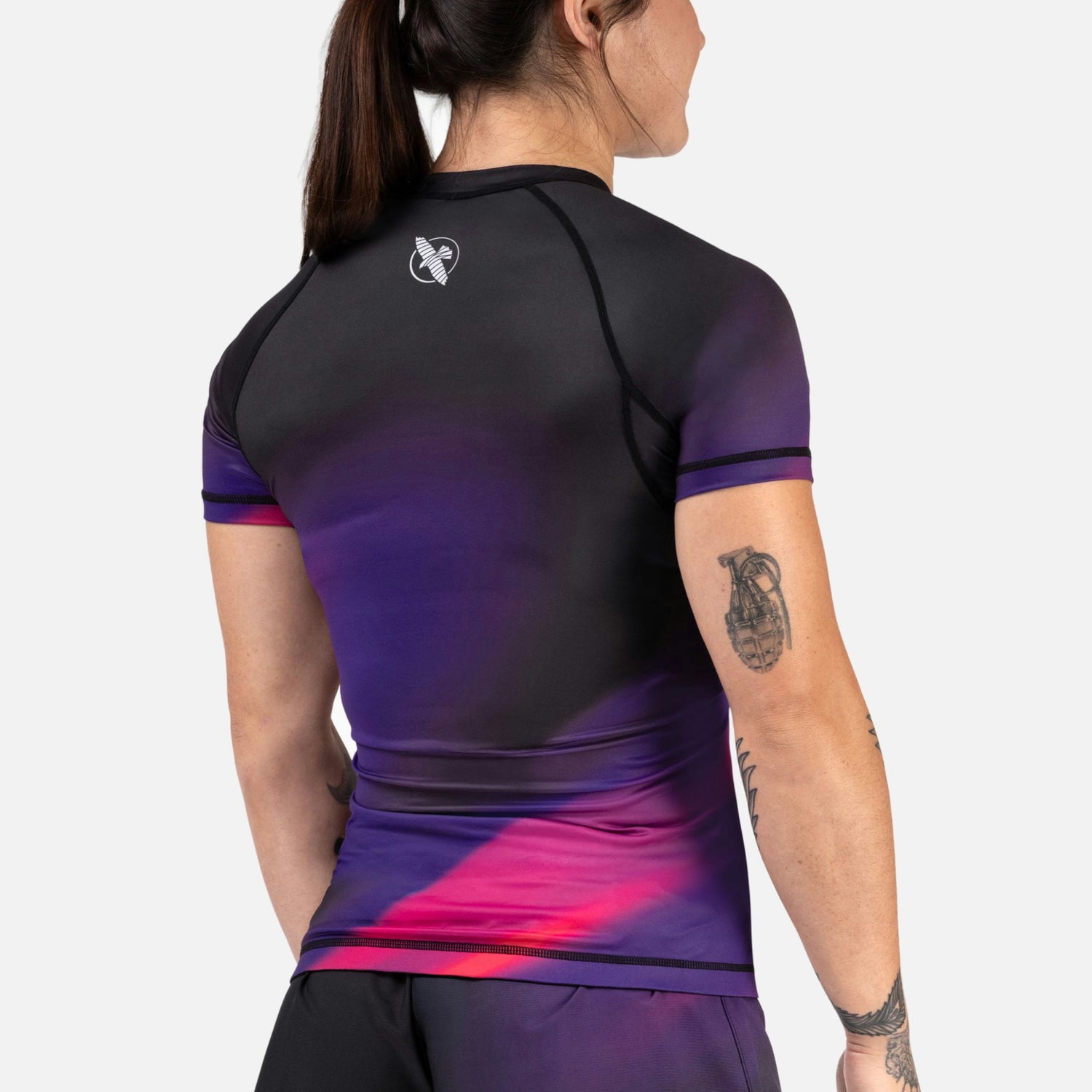 Hayabusa Rashguard Apex Nova Short Sleeves Women's – Purple