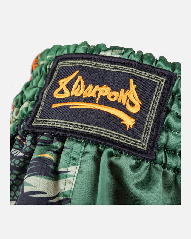 8 WEAPONS Muay Thai Shorts Beastial Viper – Khaki