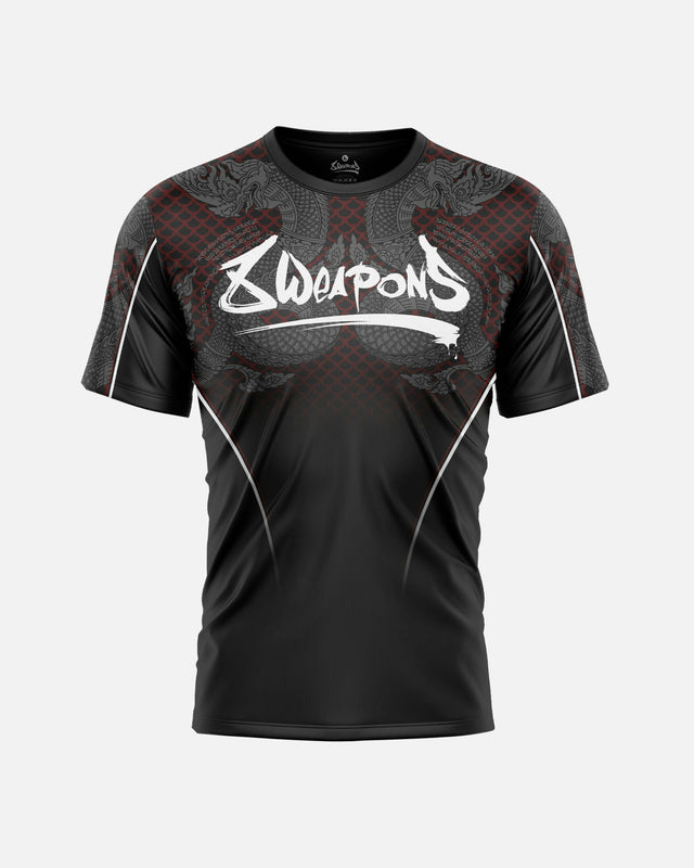 8 WEAPONS Functional T-Shirt Naga Yant – Black/Red