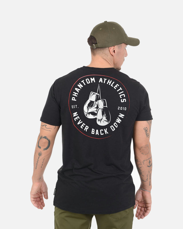 Phantom Athletics T-Shirt Never Back Down – Black