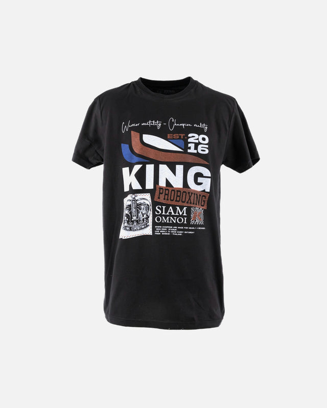 King Pro Boxing T-Shirt Omnoi – Black