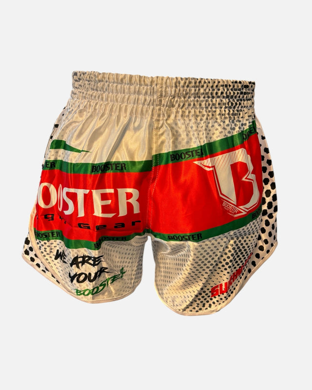 Pantaloni scurți Muay Thai Booster Suriname – Alb