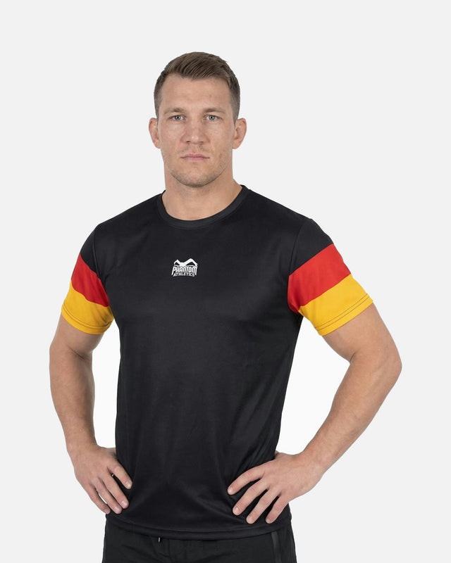 Phantom Athletics Trainingsshirt EVO+ Team Germany - Zwart/Rood/Goud