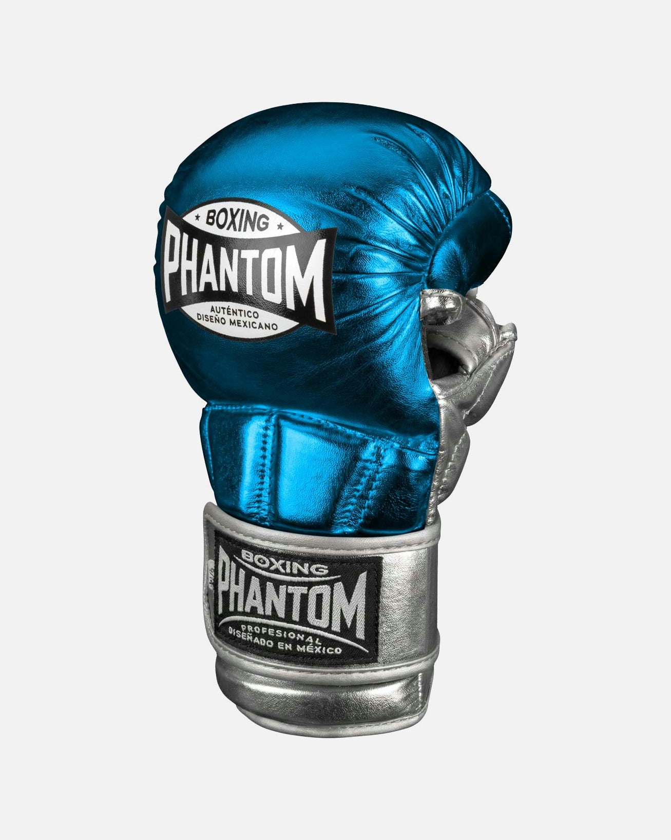 Phantom Athletics Mexico MMA Gloves – Light Blue/Silver