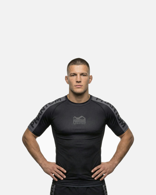 Phantom Athletics Rashguard EVO Apex Short Sleeves – Black/Grey