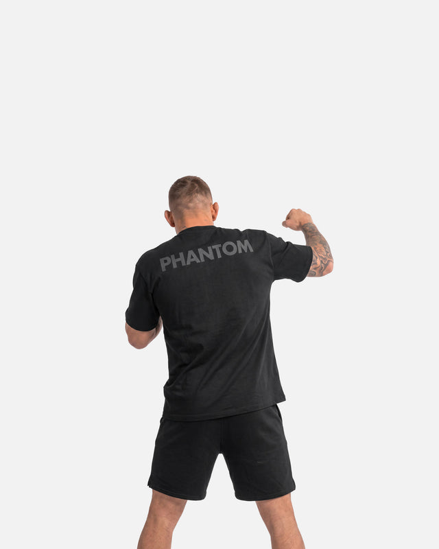 Phantom Athletics T-Shirt Oversize Blacked – Black