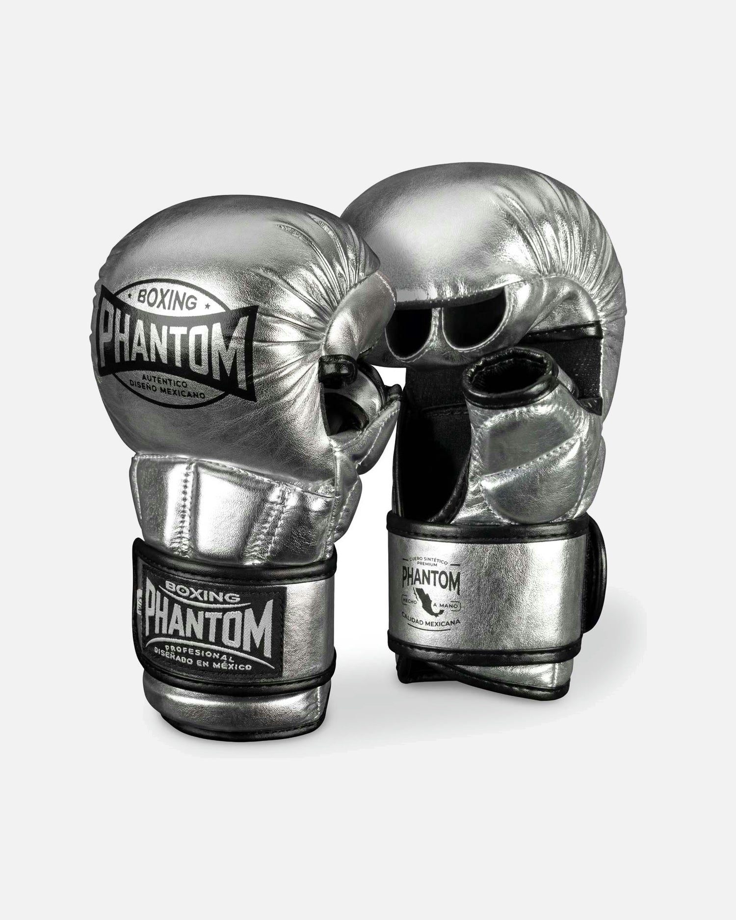 Phantom Athletics Mexico MMA Gloves – Light Blue/Silver