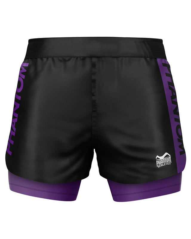 Phantom Athletics Compressie Shorts Fusion-R 2in1 Ranked - Bruin