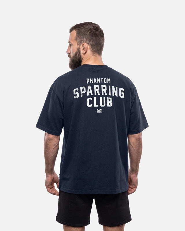 Phantom Athletics T-Shirt Sparring Club Oversize Heavy - Marineblauw