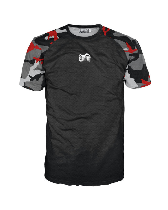 T-shirt d'entraînement Phantom Athletics EVO Camo – Rouge
