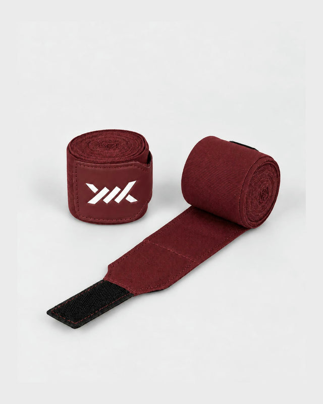 Bende da boxe Caged Essential – Bordeaux (con sacchetto lavaggio)