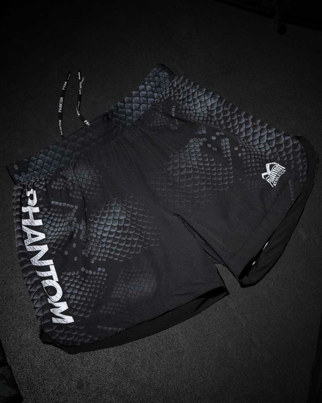 Shorts de MMA Phantom Athletics Fusion – Black Mamba