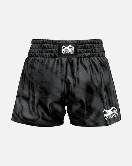 Calções de Muay Thai Phantom Athletics Tiger Camo – Cinzento
