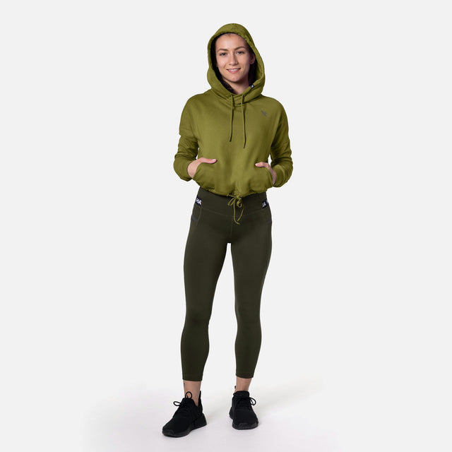 Hayabusa High Rise 3/4 Leggings Women's – Olive Green