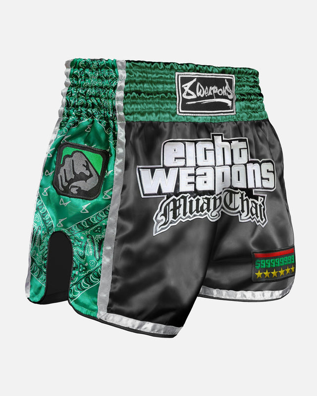 8 WEAPONS Muay Thai Shorts West Coast – Green