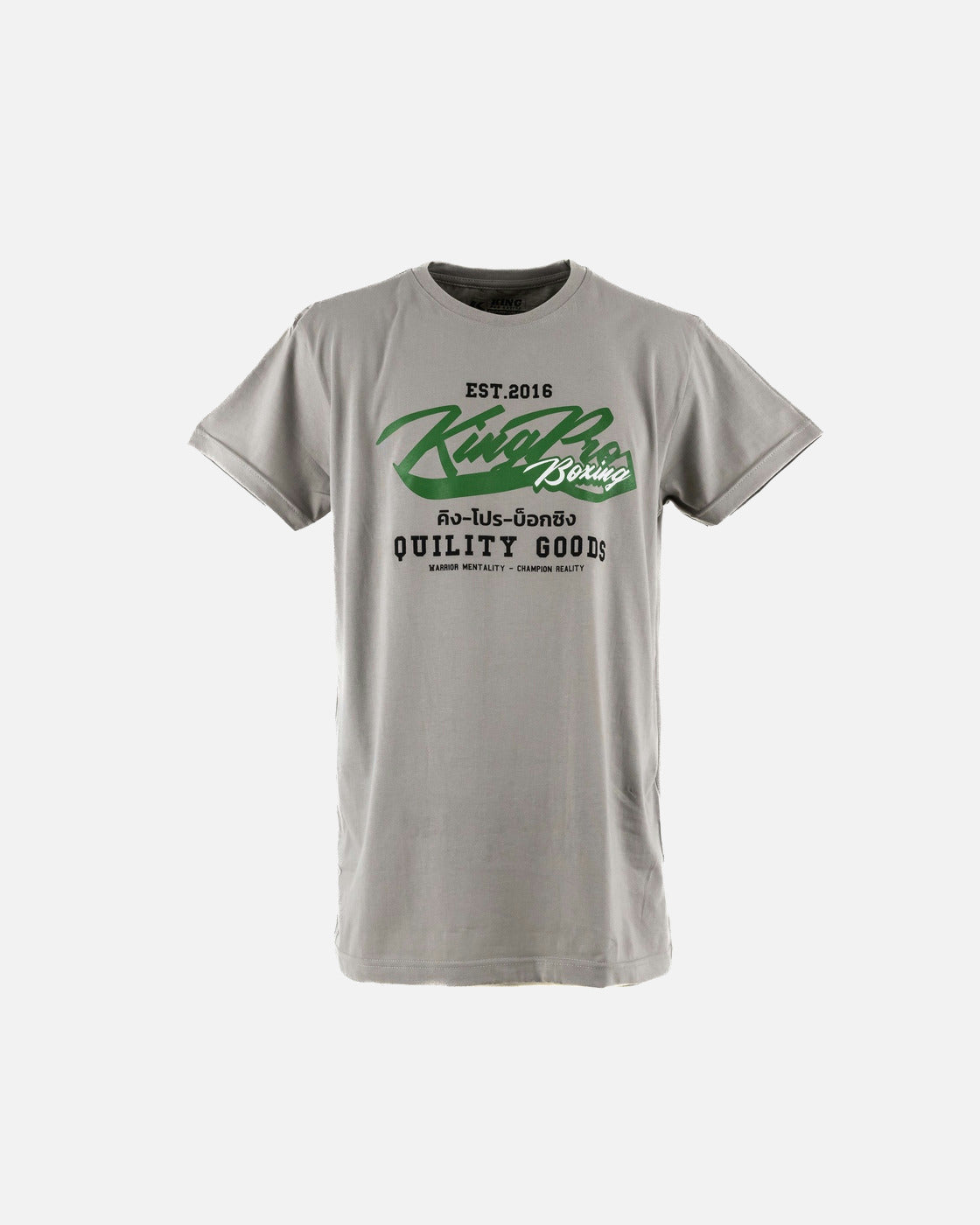 King Pro Boxing T-Shirt Signature – Grey