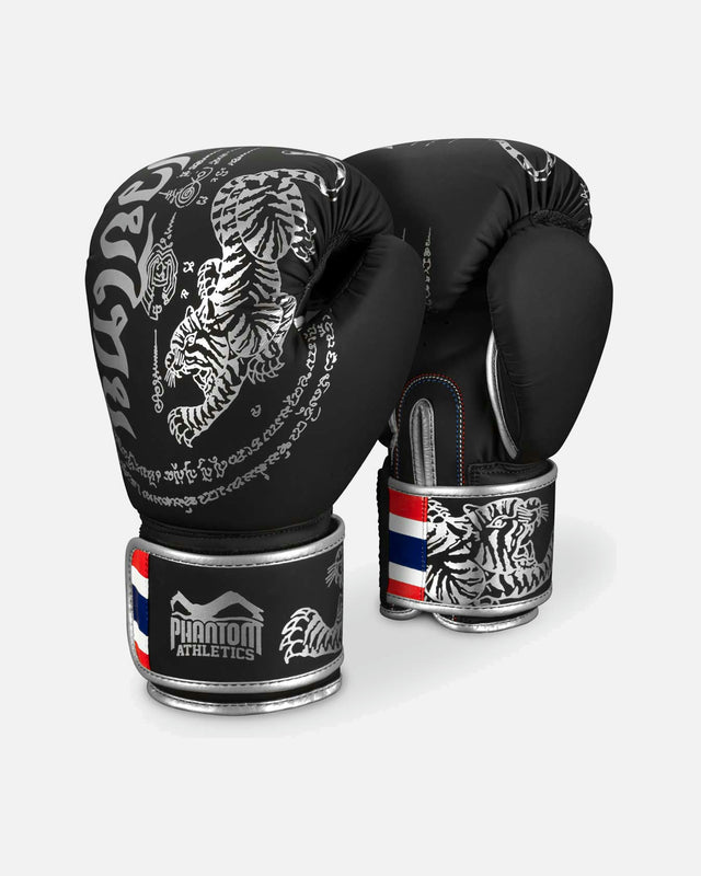 Phantom Athletics Bokshandschoenen Muay Thai Frost - Zwart/Zilver