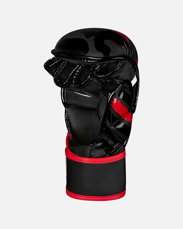 Phantom Athletics MMA Sparring Gloves Raider – Red/Black Camo