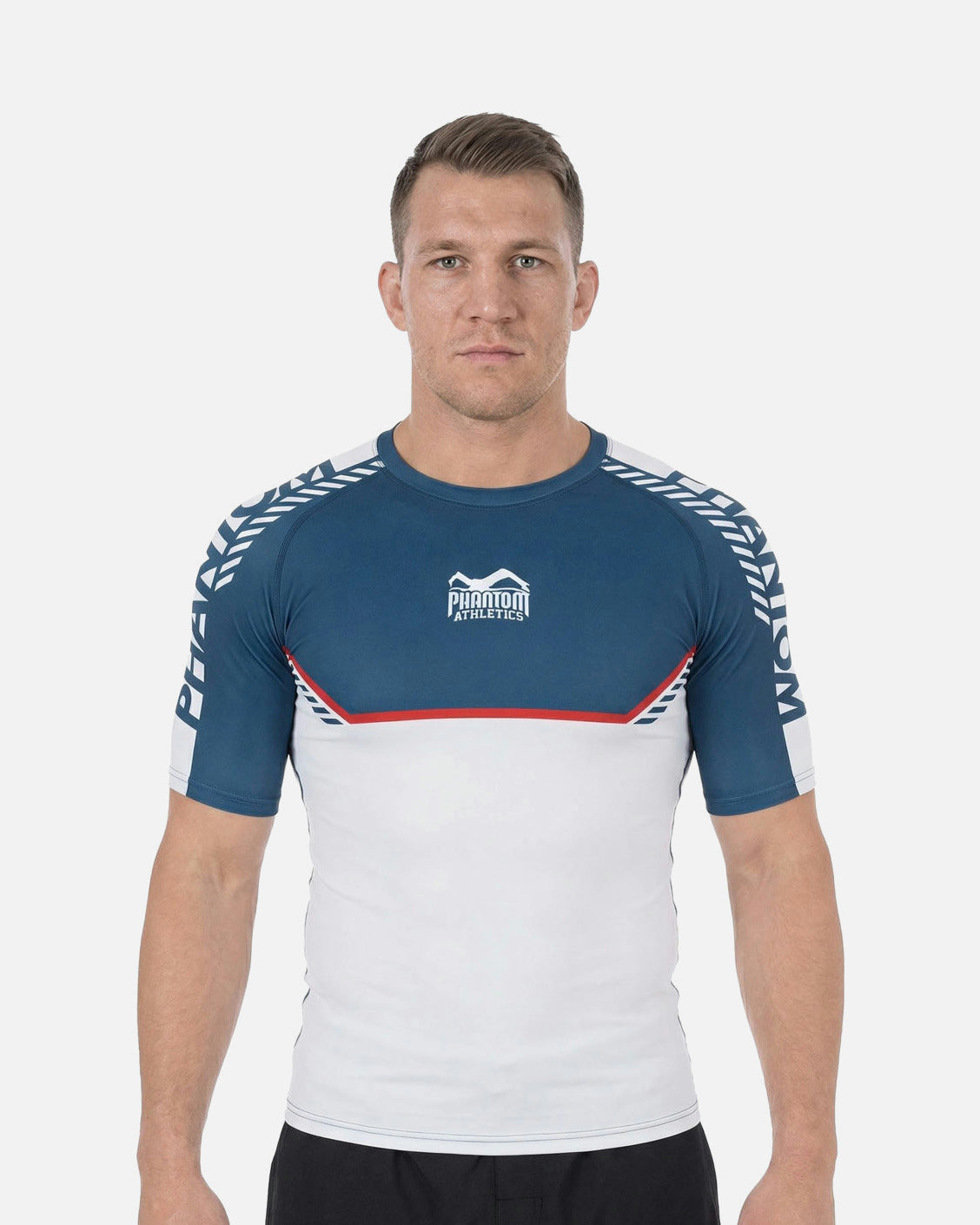 Phantom Athletics Rashguard EVO Apex Short Sleeves – Blue