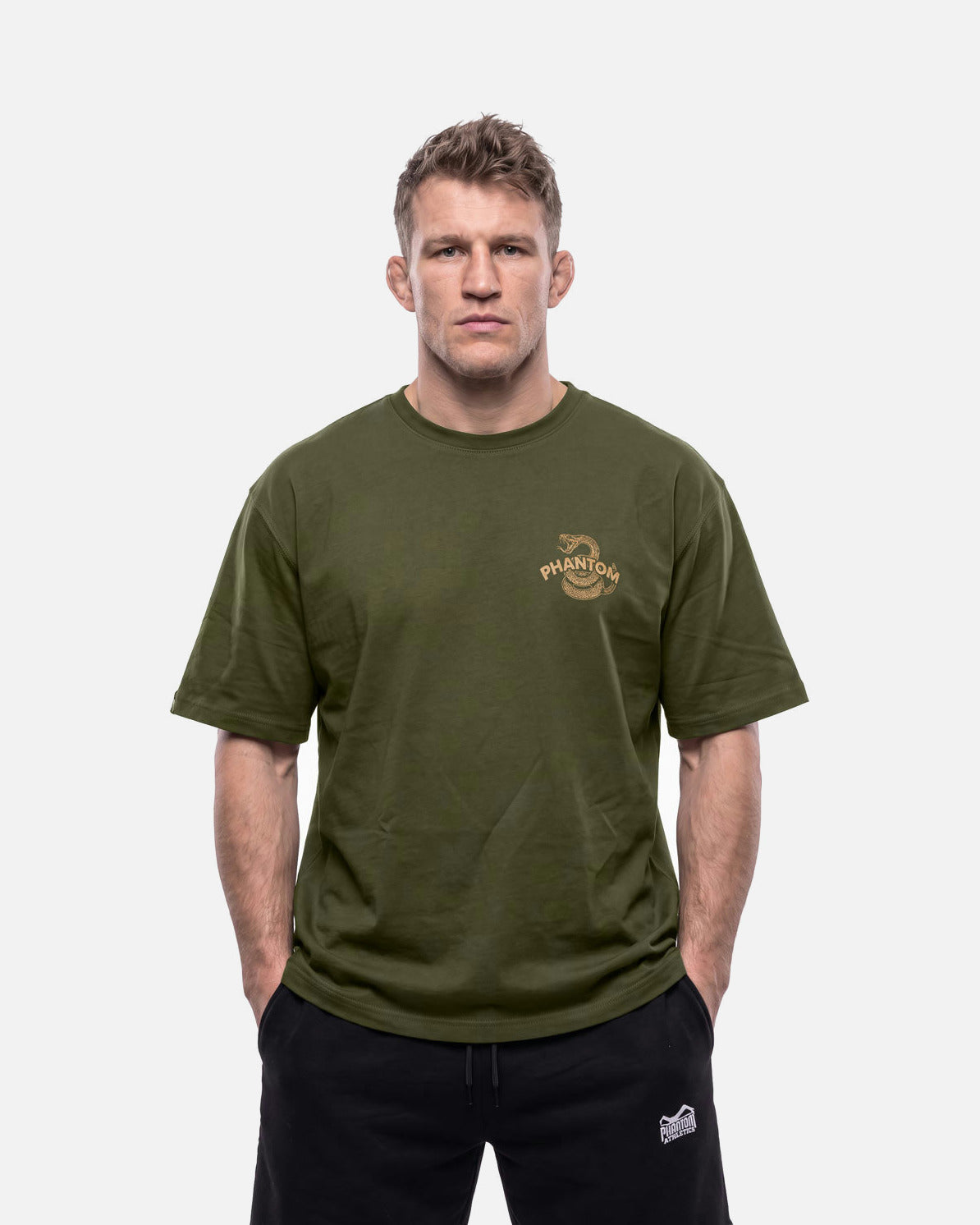 Phantom Athletics T-Shirt DON'T TREAD ON ME Oversize Heavy - Leger