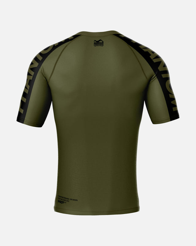 Phantom Athletics Rashguard EVO Apex Short Sleeves – Army