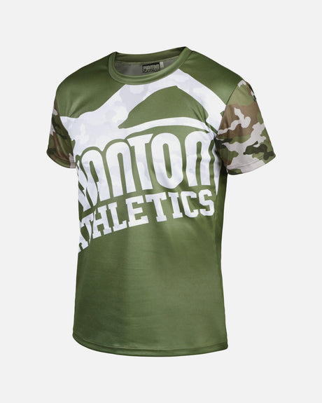 Camiseta de entrenamiento Phantom Athletics EVO Warfare – Camuflaje Militar