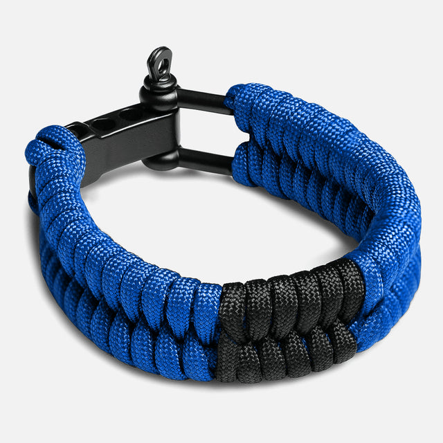 Hayabusa Paracord Jiu Jitsu Armband - Blue
