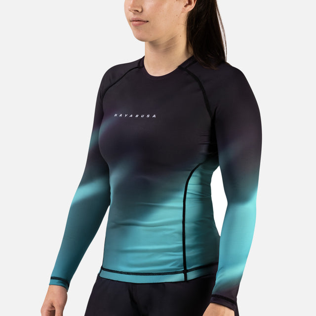 Hayabusa Rashguard Apex Nova Long Sleeves Women's – Turquoise
