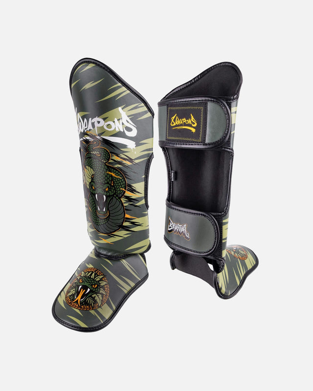 8 WEAPONS Shin guards Beastial Viper – Khaki