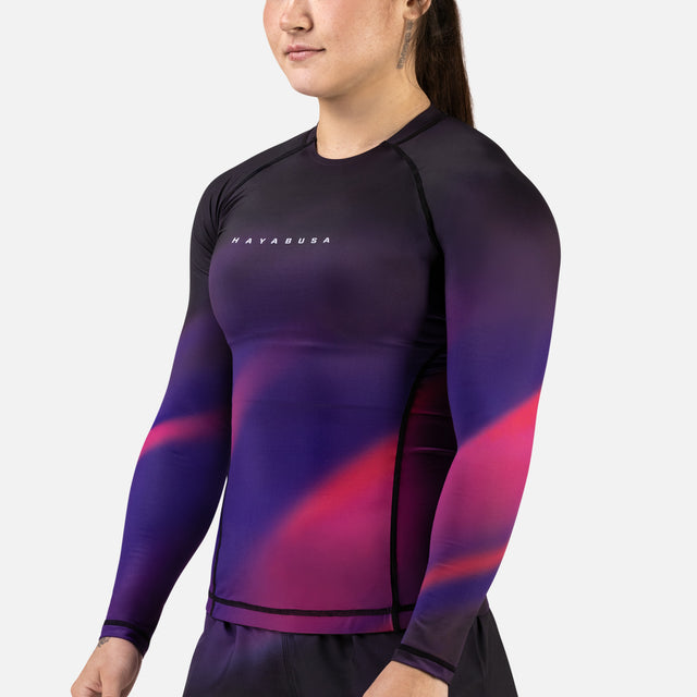 Hayabusa Rashguard Apex Nova Long Sleeves Women's – Purple