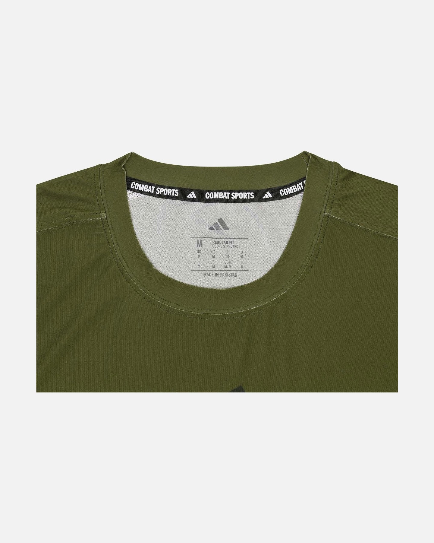 Adidas T-Shirt Tech Line - Olijf