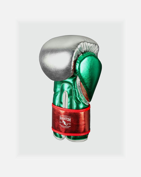 Phantom Athletics Boxningshandskar Mexico – Silver/Grön/Röd