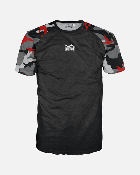 Phantom Athletics Trainingsshirt EVO Camo - Rood