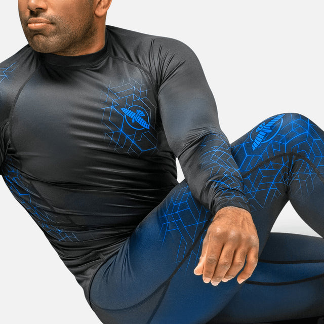 Hayabusa Compression Shorts Geo – Blue
