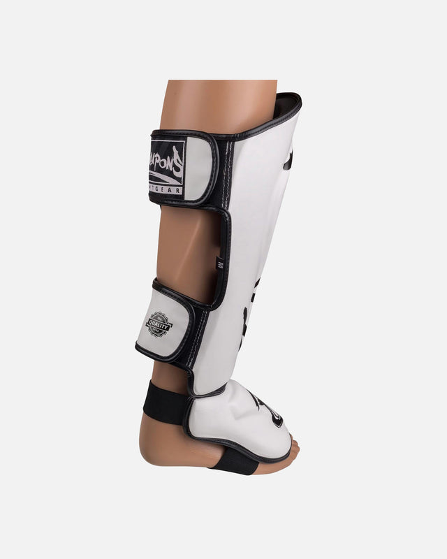 8 WEAPONS Shin guards Unlimited 2.0 – White/Black