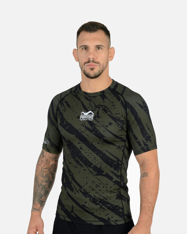 Phantom Athletics Rashguard EVO Camo Tiger – Green