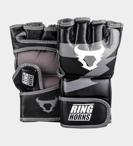 Ringhorns MMA Gloves Charger – Black/Grey – MMA gloves