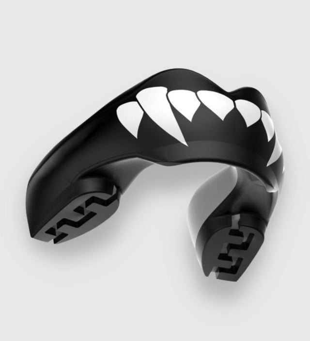Safejawz Mouthguard for Braces Dracula – Black/White – Mouthguards